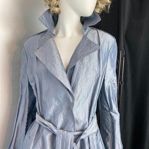 NWOT Ann Taylor Stylized Belted Trench Coat Lightweight